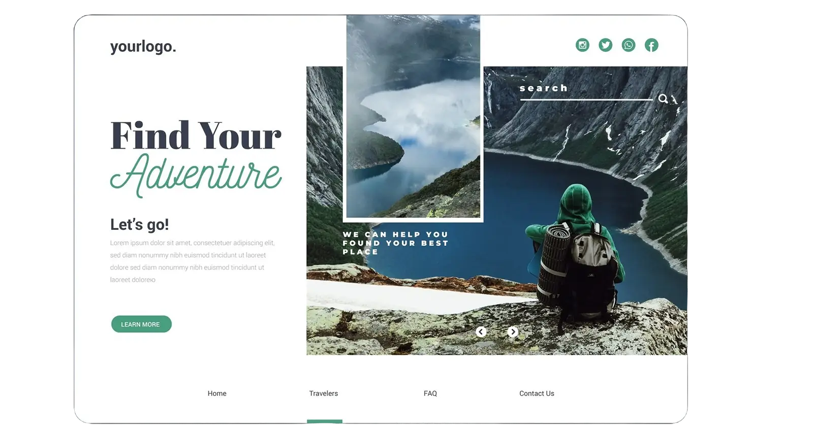 Website mockup 01
